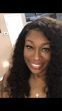 Cranberry-peluca con cierre de encaje 4x4 para mujer, cabello Remy brasileño de ondas profundas, pelucas de cabello humano con encaje frontal 13x4, línea de cabello prearrancado