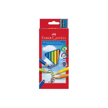 

(Box 1 pc) PENCIL Faber Castell TRIANGULATE JUMBO 20 COL.