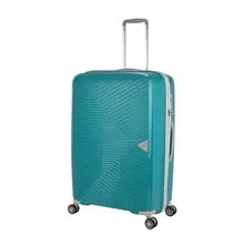 Чемодан пластиковый на четырех колесах BAUDET,(размер L), 104 л