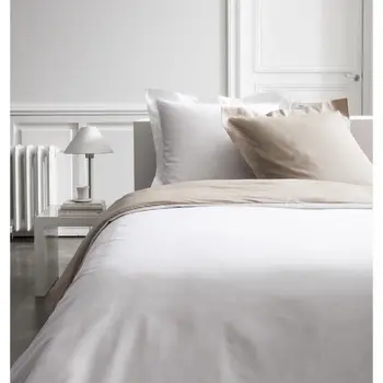 

TODAY PREMIUM percale duvet cover two tone-1 duvet cover putty 220x240 cm and whipped cream