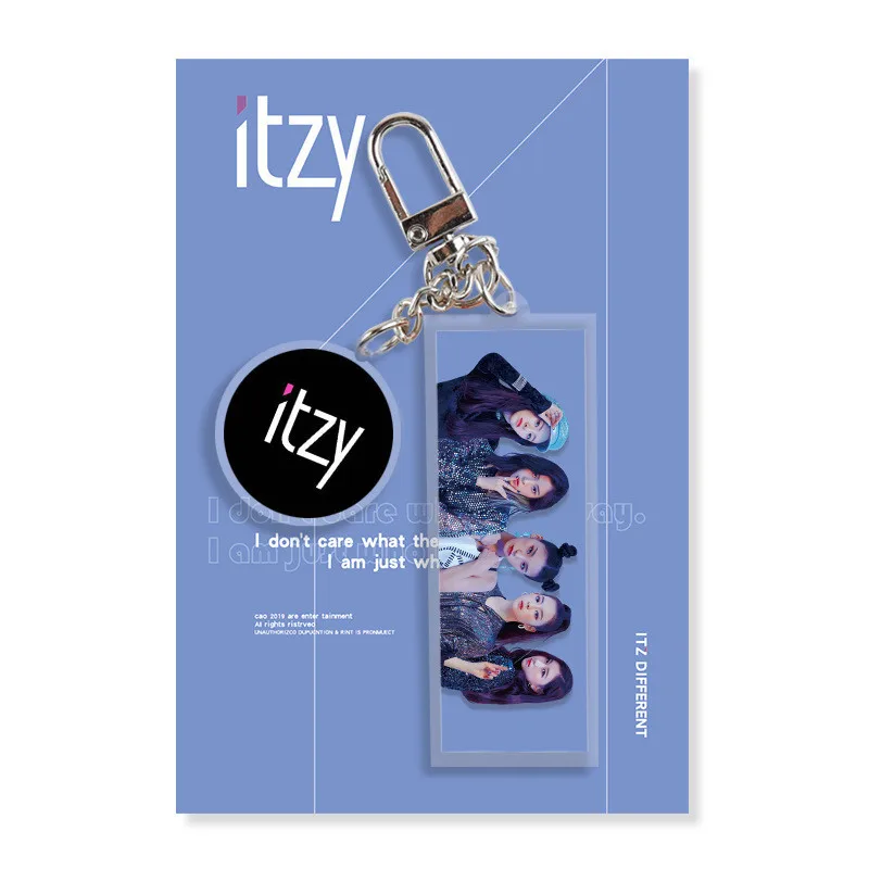 K POP ITZY акриловый брелок IT'z разные IT'z ICY RYUJIN CHAERYEONG YEJI YUNA LIA YGG342 - Цвет: ITZY