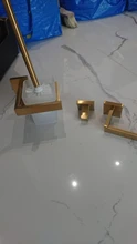 Brushed Hook Towel-Rack Hardware-Set Rail Soap-Dish Paper-Holder Bathroom-Accessories