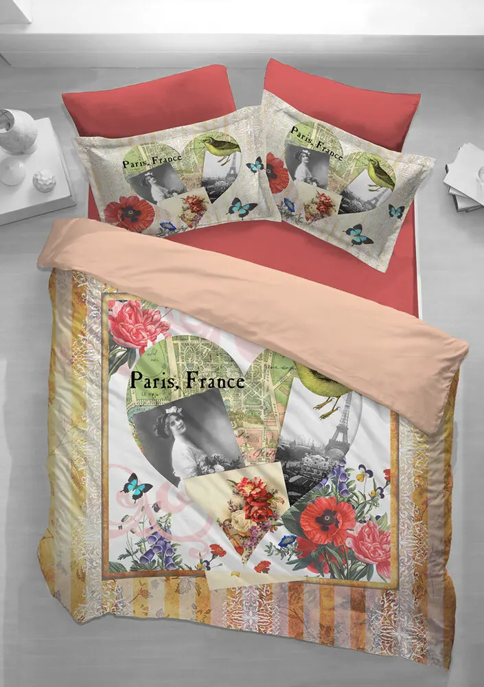 

Gold Case Series Twin Size Set Duvet-Poppy