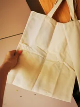 Bolso de compras de lona blanca, bolsa de hombro plegable Eco reutilizable, bolso grande de tela, bolsa de mano de algodón para bolsas de compra Mujer
