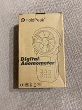 HoldPeak HP-866B Anemómetro Digital anemómetro medidas la velocidad y temperatura del viento HP866 medida herramienta venta al por mayor