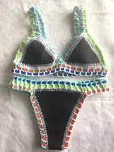 Women Swimwear Bikinis-Set Split Neoprene Beachwear Sexy New for Low-Waist Female