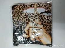 Shirt Lips Tees Base Women Tops Funny Leopard Summer Fashion O-Neckblack ZOGANKIN