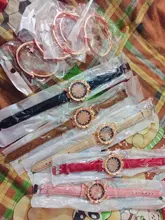 Conjunto de relojes de pulsera con cielo estrellado para mujer, pulsera de cuarzo de cuero informal, 2020