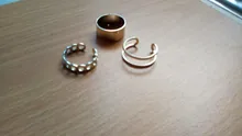 Conjunto de anillos circulares de Metal para mujer, Hiphop/Rock, accesorios de dedo abiertos, anillo de cola de Color plateado, regalo de joyería