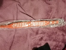 Collar de estrás para perro 3 filas de cuero de gamuza de Diamante gato cachorro 5 colores para pequeño mediano perros Chihuahua Yorkshire