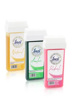 

Pearl yellow, pink, green cartridge roll on depilatory 3 PCs, filling, waxing depilation, sugar Free wax, hair removal, hair removal