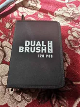 Conjunto de rotuladores de doble punta, Set de 12-120 rotuladores para dibujo artístico, obra de arte con acuarela