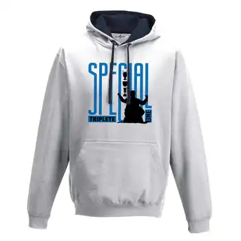 

Hood Sweatshirt Bico Football Untouchables Ultras Special One Triplete Nerazzurri S white-navy