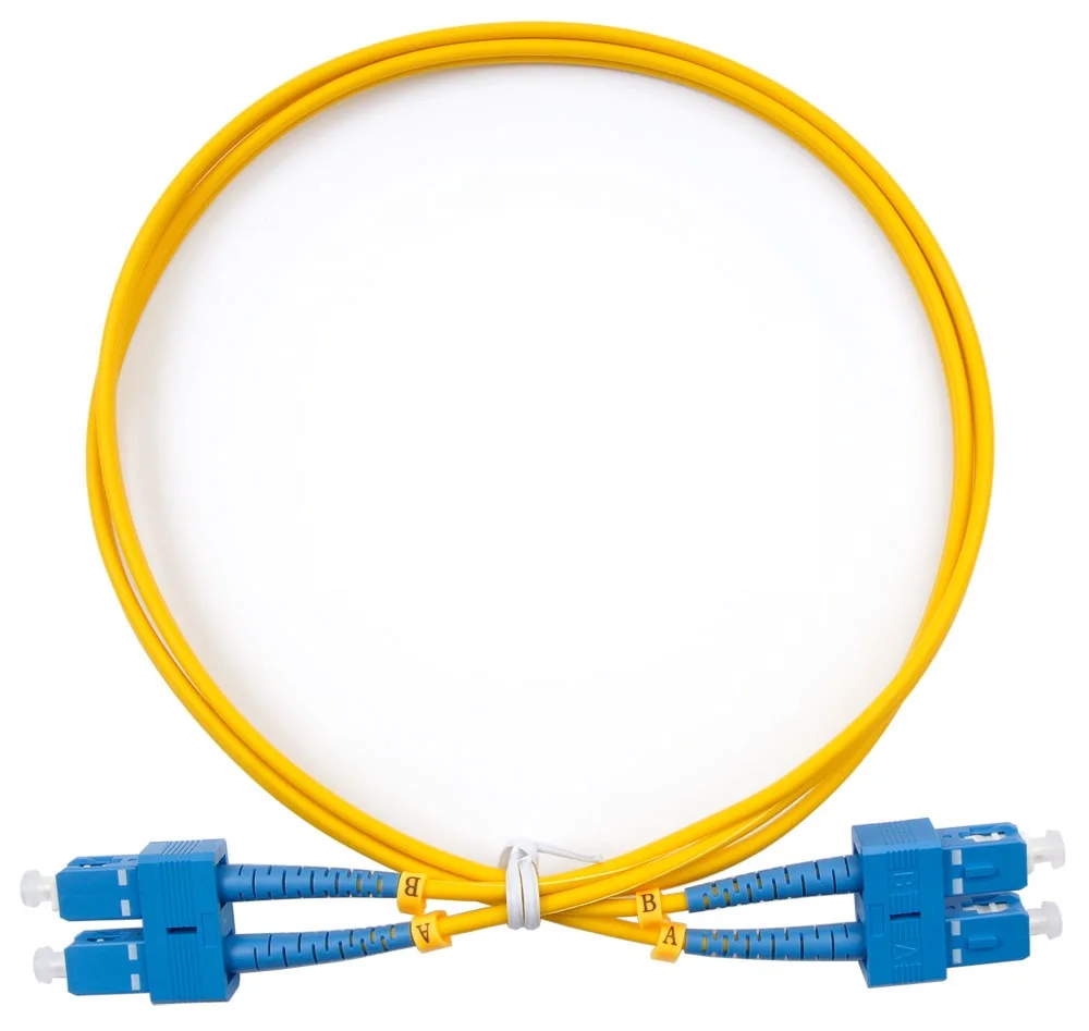 Патч-корд оптический TopLan дуплексный SC/UPC-SC/UPC SM 9/125 5 м LSZH | Мобильные телефоны и
