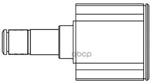Шрус Audi A3 Ii/Skoda/Vw Golf V-Vi/Passat Vi 1.6-2.0 03- Внутр. Gsp 661011 GSP арт. 661011