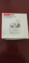 Lenovo-auriculares inalámbricos LP40 TWS, originales, con Bluetooth, Control táctil, deportivos, estéreo, para teléfono Android