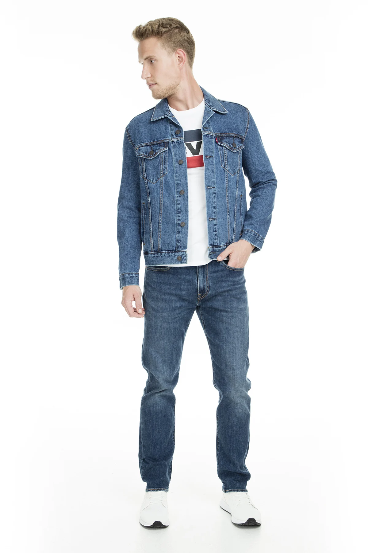 Levi's джинсовая куртка мужская 72334|Куртки| |