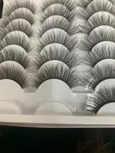 Pestañas postizas 3D de visón Natural, accesorio de maquillaje de imitación, 3D, 5/8/14 pares