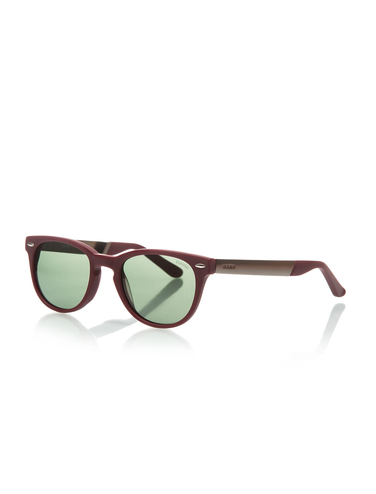 

Unisex sunglasses hw 1446 03 bone Burgundy organic square square 51-22-145 hawk