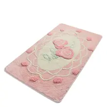 Коврик для ванной-коврики | коврик для ванной нескользящие Противоскользящие коврики кружева Pembe60X100 см