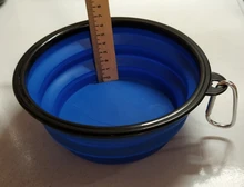 Dog-Bowl Puppy-Food-Container-Feeder Folding Travel Collapsible Silicone Portable Outdoor