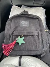 Mini mochila de pana para mujer, bolso de lona ecológico Simple, bolsas de viaje pequeñas e informales, mochila para chicas adolescentes