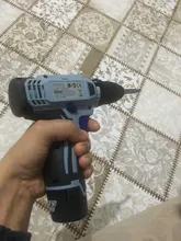 WORKPRO-Destornillador eléctrico inalámbrico 12V, mini controlador de potencia inalámbrico, batería de iones de litio CC de 3/8 pulgadas, 2 velocidades