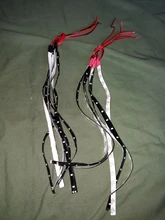 Tira de luces LED de Motor DC12V para coche y motocicleta, 6 uds./2 uds., impermeable, multicolor, ancho de 1cm