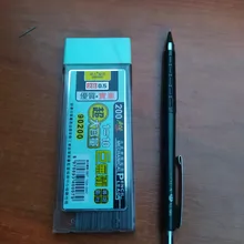 200/uds/0,5/0,7mm lápiz mecánico lleva 2B lápiz Rod lápiz automático Core recarga de la escuela, la Oficina boceto de arte dibujo suministros