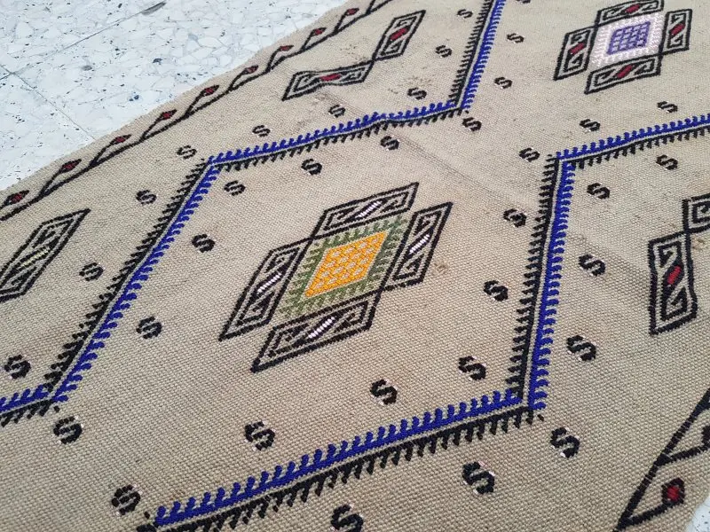 Винтажные шерстяные ковры ручной работы, ковер-дорожка 1'9''x11'11''/53x362 см