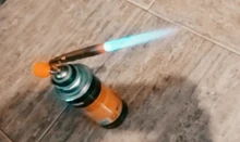 Quemador de butano para soldar, pistola de llama de Gas, lanzallamas de soldadura portátil para exteriores, acampada, barbacoa, equipo de soldadura