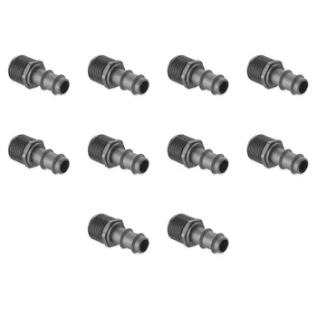 

Link 16mm x 1/2 "black drip (Pack x 10) | Useful for attaching a pipeline from 16mm with one piece threaded. Male Thread 1/2 ".