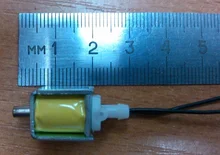 Miniválvula solenoide eléctrica, Monitor de válvula de aire normalmente abierta, CC 3V-5V
