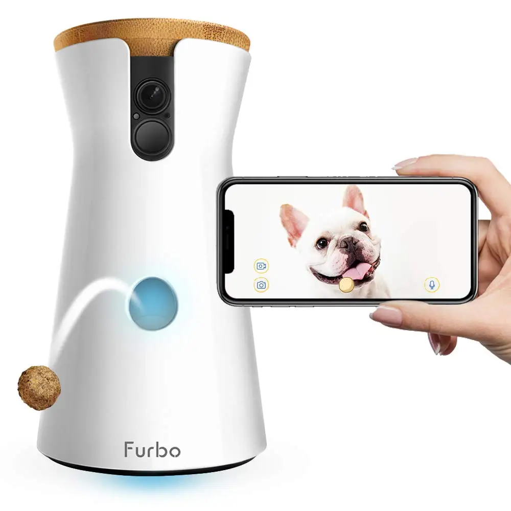 Камера для домашних животных: Treat Tossing, Full HD Wifi Pet camera и Двусторонняя аудио, предназначенная для собак