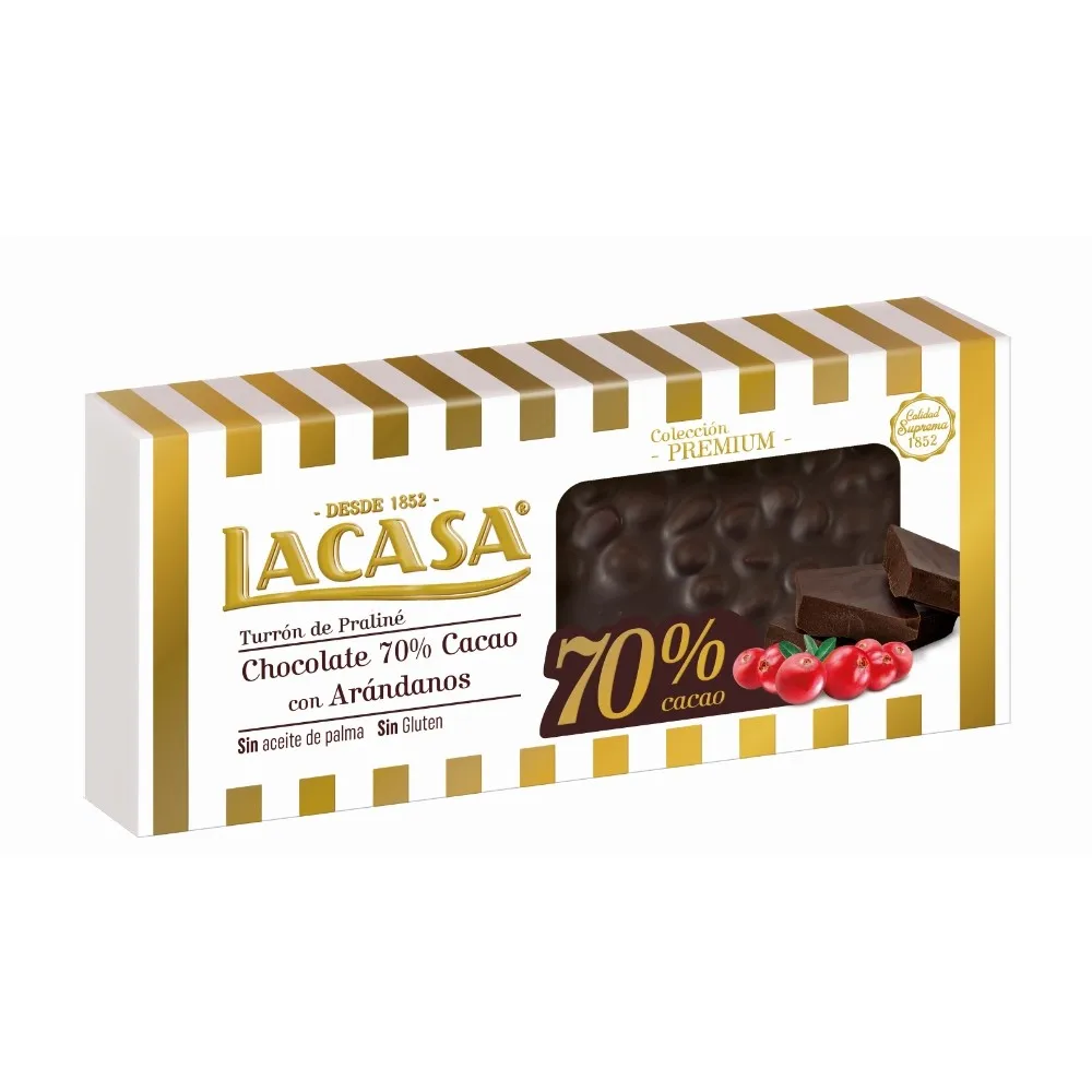 Turret 70% cocoa with blueberries · 200g afbeelding