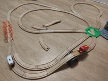 Remote-Control-Toys Connected Car-Tracks Wooden Railway Birhtday Christmas-Gift Electric