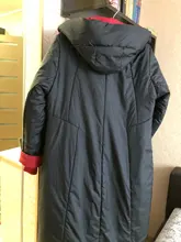 Thick Jacket Clothing Parka Coat Women Female Winter Astrid Hooded Long Large-Sizes Fashion
