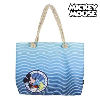 

Beach Bag Mickey Mouse 72926 Navy blue Cotton