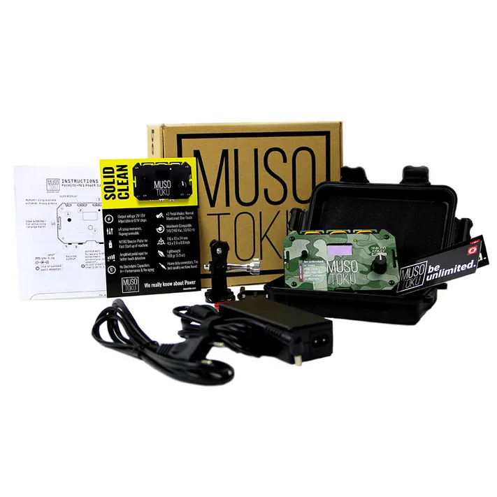 美品一回のみ使用MUSOTOKUパワーサプライ　タトゥーマシン　電源 Musotoku Power Supply - Black | FLAG Tattoo Supply