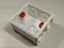 Atlectric-Mounting-Box Socket Cassette-Switch Internal White Hidden 86 Red Concealed