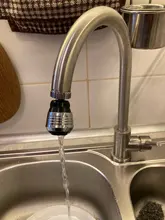 ZhangJi-grifo de ahorro de agua giratorio, conector de doble modo, grifo aireador de cocina, difusor, filtro burbujeador, boquilla de cabezal de ducha