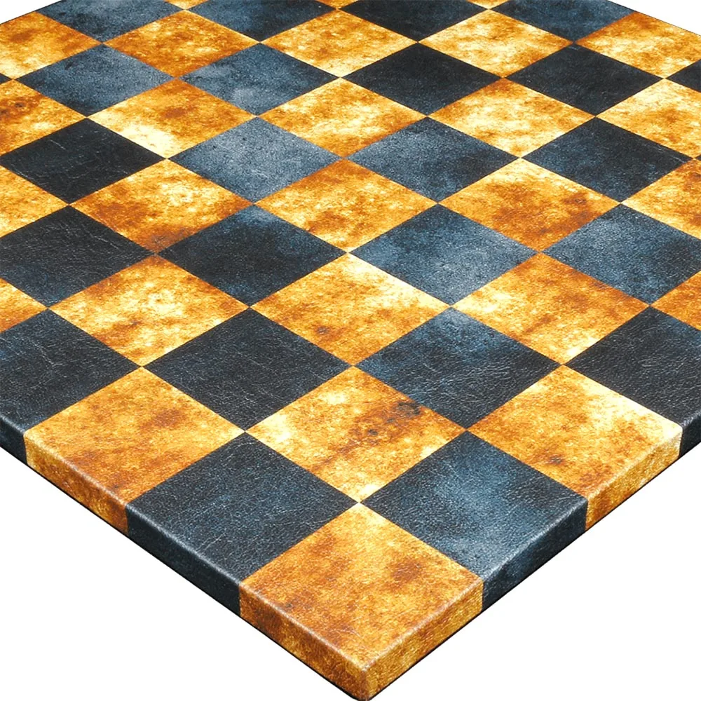 

Leather Luxury Chessboard Tan Black Chess Board Game