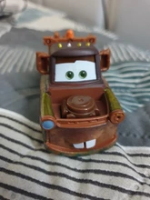 Disney Pixar Cars 3-Rayo McQueen Mater Pision Cup Mater 1:55, juguete de coche de aleación de Metal fundido a presión, regalo de cumpleaños para niños