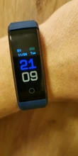 Reloj deportivo para hombre y mujer, con pantalla a Color, Bluetooth, resistente al agua, monitor de ritmo cardíaco y presión arterial, podómetro, seguimiento de Fitness