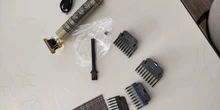 Cortadora de pelo eléctrica profesional T9 para hombre, afeitadora de peluquero, recortadora de barba, Máquina para cortar cabello de 0mm, recargable