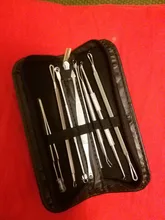 8 unids/set Pro herramienta removedor de la espinilla de granos, acné eliminación Clip aguja cuidado Comedone mancha negro cabeza Extractor