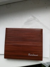 Cartera Vintage de cuero para hombre, cartera masculina de lujo, corta, ajustada, con Clip para dinero, tarjetero, Portomonee