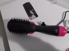 Secador de pelo 2 en 1 de un paso, cepillo de aire caliente, alisador de pelo, cepillo rizador, herramientas de estilismo de cabello, iones de pelo