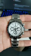 PAGANI Design-Reloj de cuarzo deportivo para Hombre, cronógrafo de lujo, de acero inoxidable, zafiro, resistente al agua, nuevo, 2021