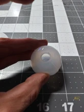 Conjunto de 3 uds. De moldes de fundición de silicona para joyería de esferas, moldes de resina epoxi UV de tamaño variado, herramientas para DIY